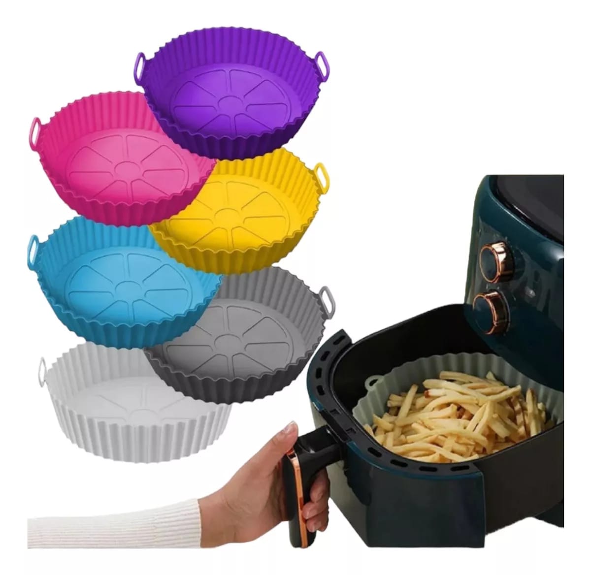 Miniatura 1 de Molde Protector para freidora x 6 und